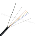 ftth 4 core single mode fiber optic drop cable lszh